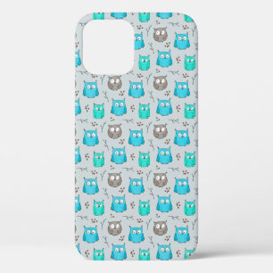 Owl pattern non repeating iPhone 12 case