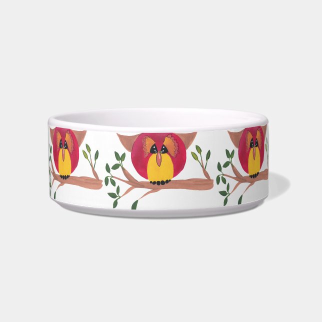 Owl Pet Bowl (Front)