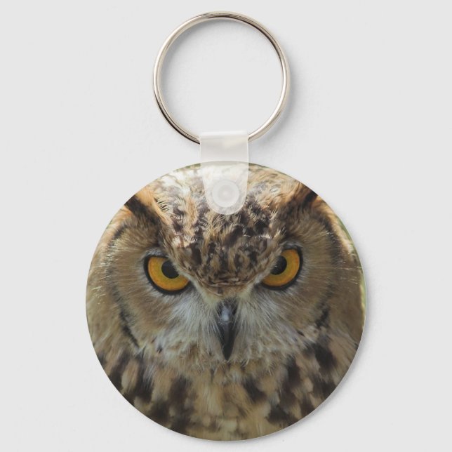 Owl Photo Keychain (Front)