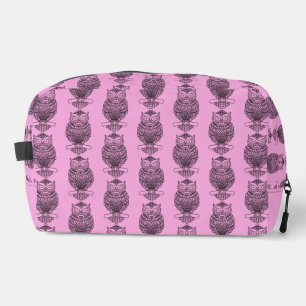 Owl (pink) - Dopp Kit
