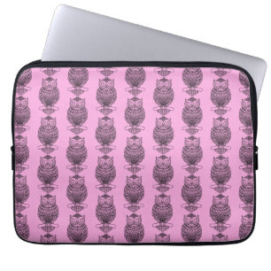 Owl (pink) - Laptop Sleeve