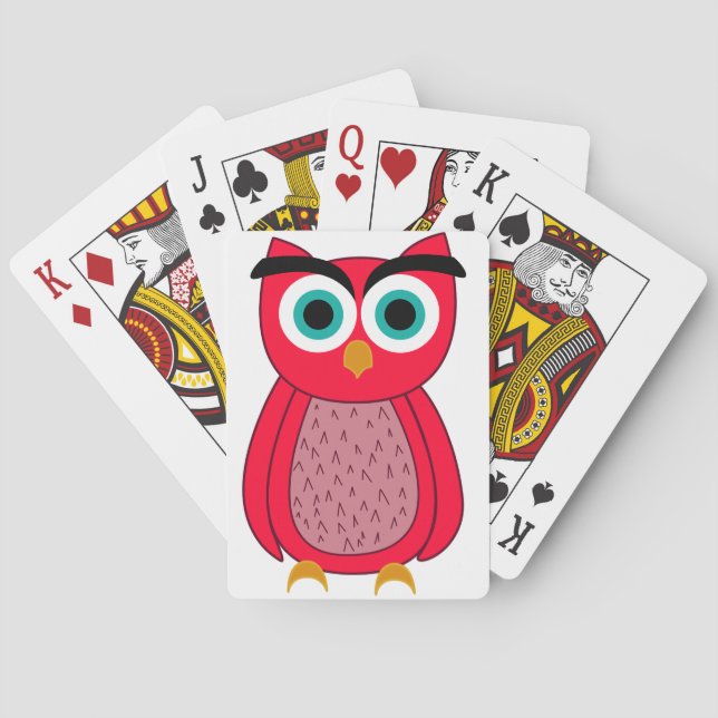 Owl Playing Cards (Back)