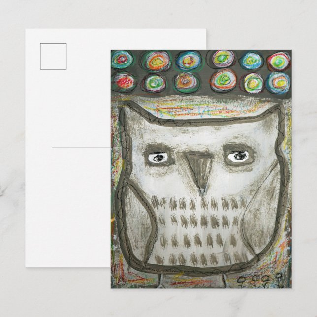 Owl Postcard (Front/Back)