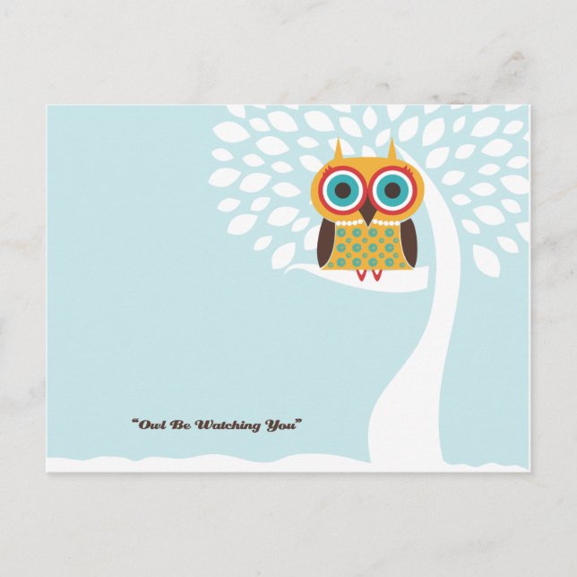 owl postcard (Front)