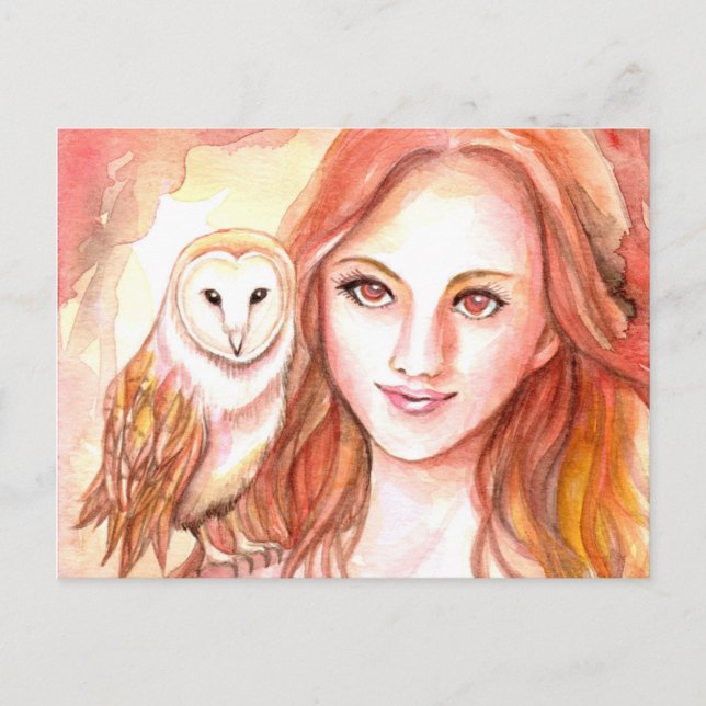 Owl Postcard (Front)