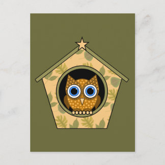 owl postcard