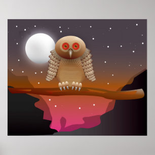 Owl Poster