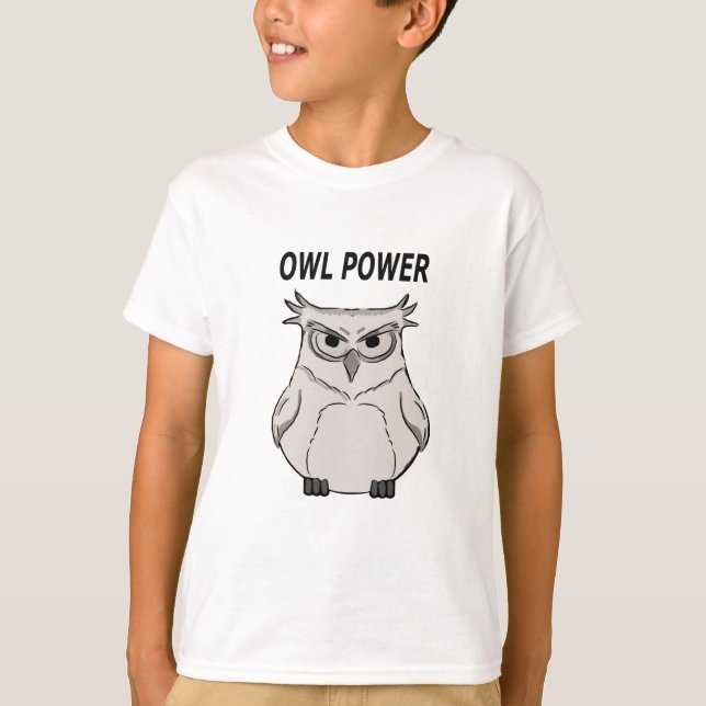owl power T-Shirt (Front)