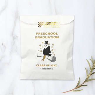 Owl Preschool / Kindergarten Graduation Party Favour Bag