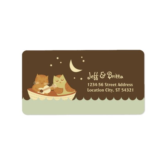 Owl & Pussycat Storybook Wedding (Blue and Brown)
