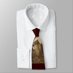 Owl  Reading by Moonlight Tie