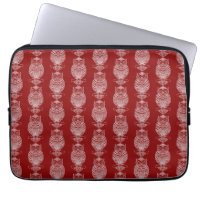Owl (red) - Laptop Sleeve