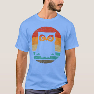Owl Retro Style Vintage T-Shirt