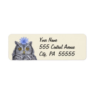 Owl return address labels
