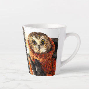 Owl, Rockefeller, quote, 2-sided, Latte Mug