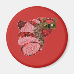 Owl Round Magnet