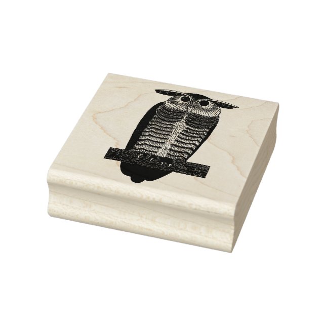 Owl Rubber Stamp (Stamp)