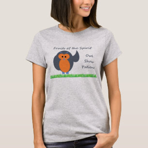 Owl Show Patience Women's Hanes ComfortSoft® T-S T-Shirt