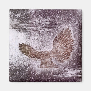 Owl Silent Flight Magnet