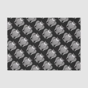 Owl Sketch Pattern Tissue Paper