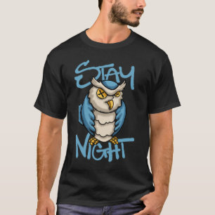 Owl Stay Night streetwear T-Shirt