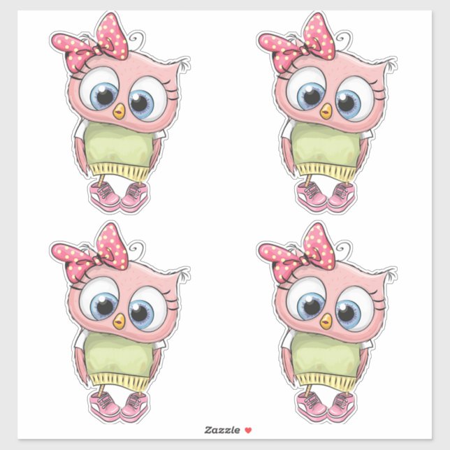 Owl Sticker (Sheet)