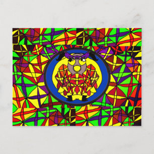Owl Style artwork Postcard