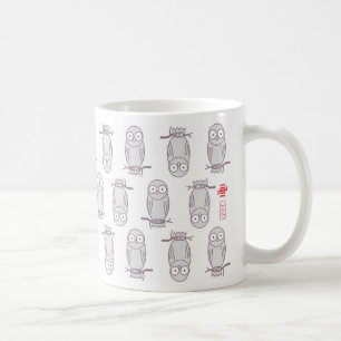 Owl style coffee mug