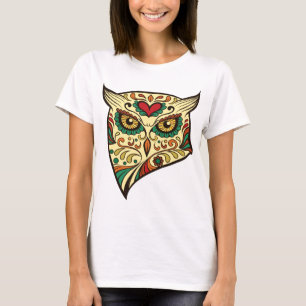 Owl Sugar Skull T-Shirt