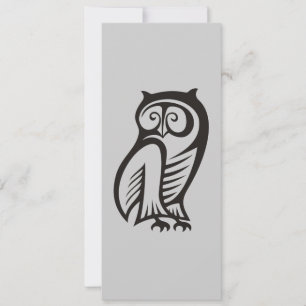Owl Symbol Black