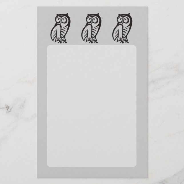 Owl Symbol Black Flyer (Front)