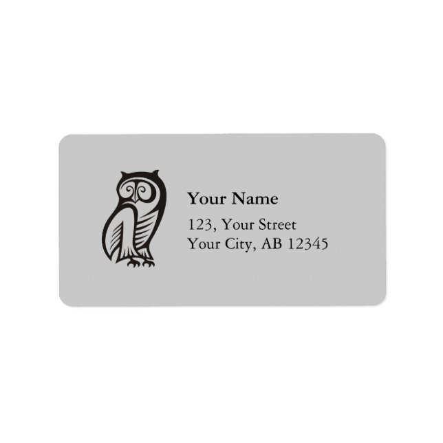 Owl Symbol Black Label (Front)