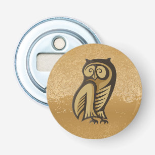 Owl Symbol Colour Bottle Opener