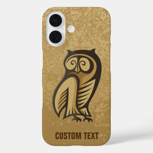 Owl Symbol Colour Case-Mate iPhone Case (Back)