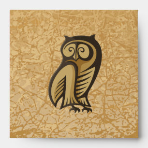Owl Symbol Colour Envelopes