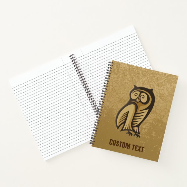 Owl Symbol Colour Notebook (Inside)