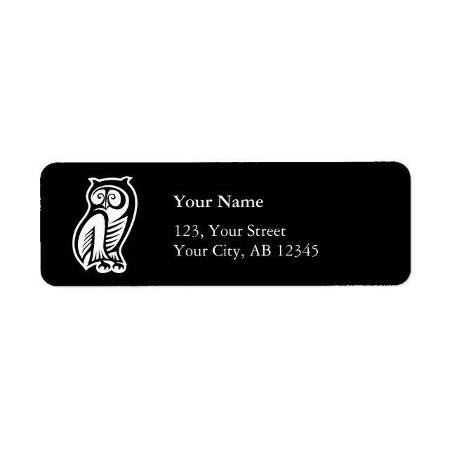 Owl Symbol White (Front)