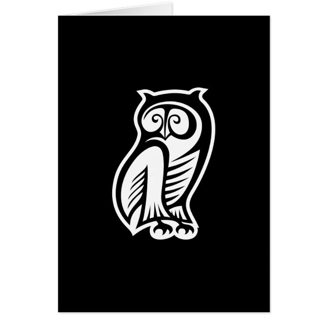 Owl Symbol White (Front)