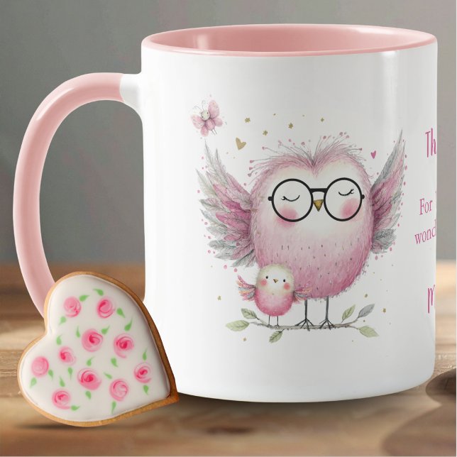 Owl Thank You Teacher Mug (Creator Uploaded)