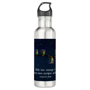 Owl That's Different With Unique Quote Collage 710 Ml Water Bottle