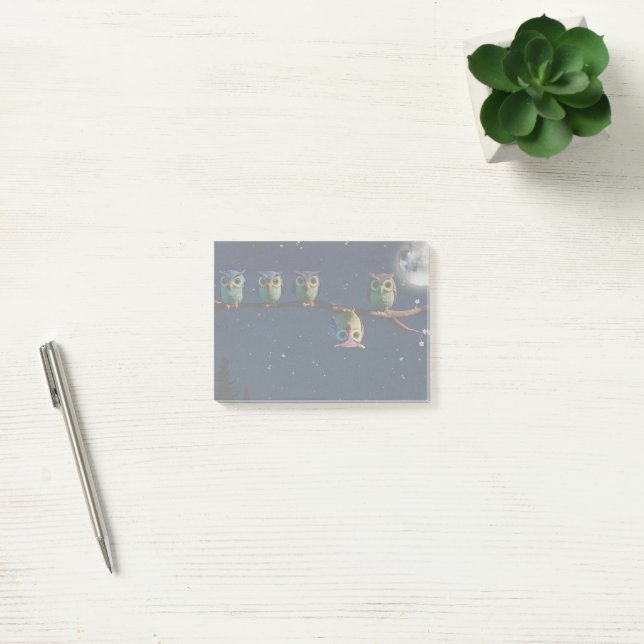 Owl That's Different With Unique Quote Collage Post-it Notes (Office)