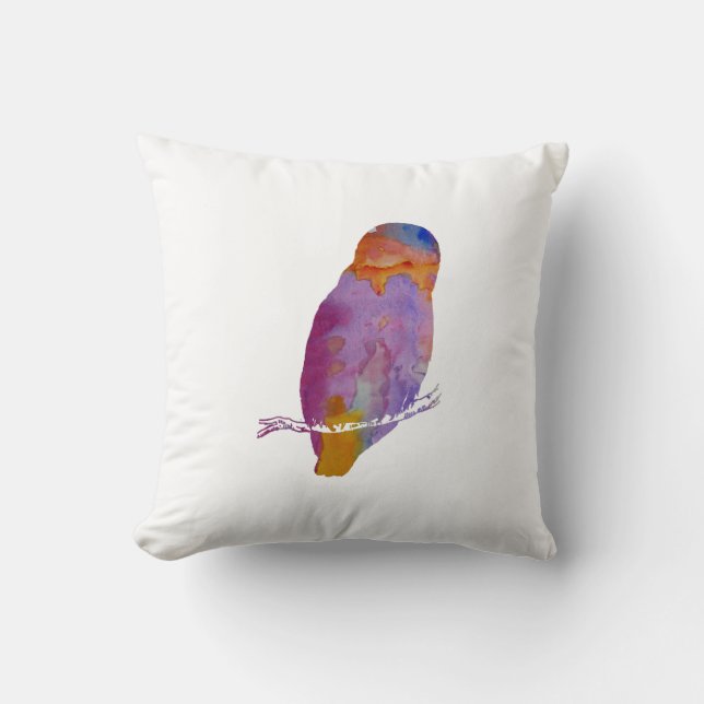 Owl Throw Pillow (Front)