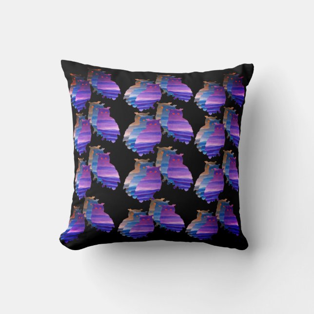Owl  throw pillow (Front)