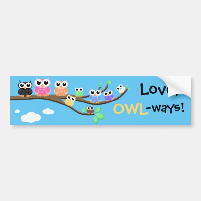 "OWL Together Now" Bumper Sticker (Front)