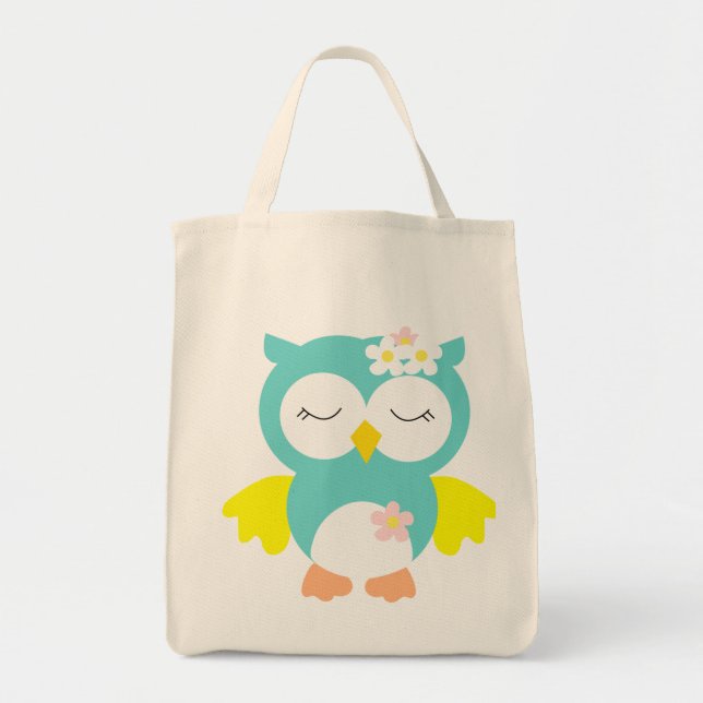 owl tote bag (Front)