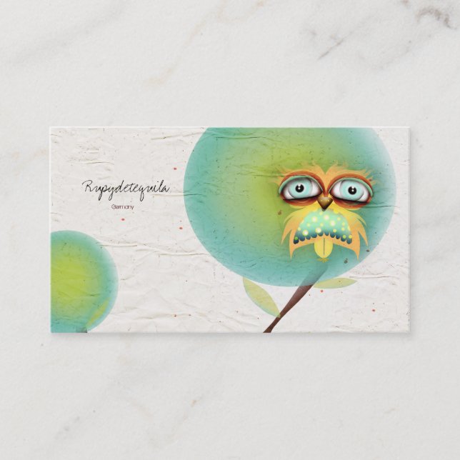 Owl Tree Business Card (Front)