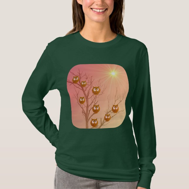Owl Tree T-shirts (Front)