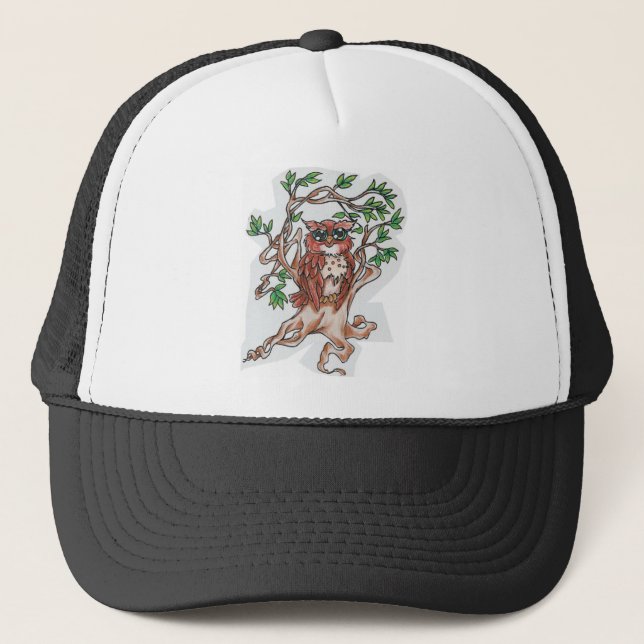 Owl Trucker Hat (Front)