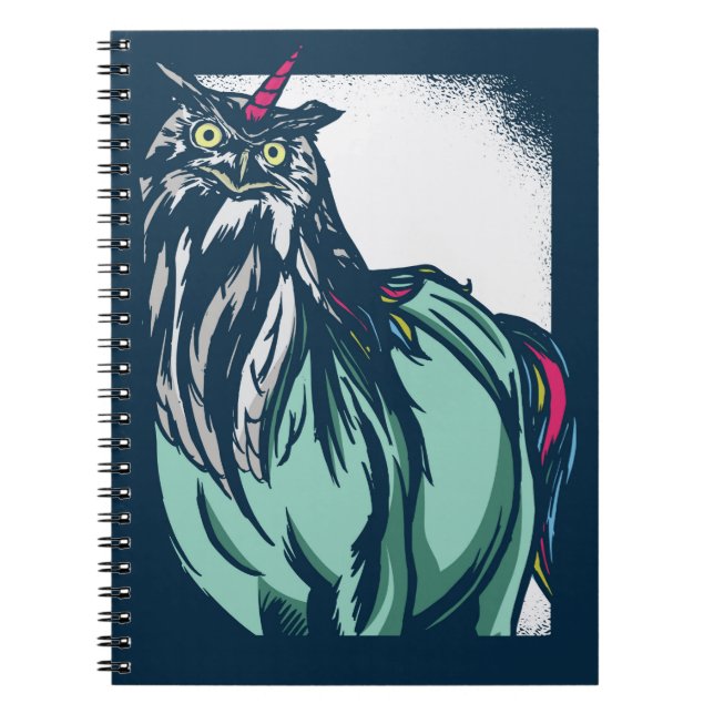Owl Unicorn Notebook (Front)