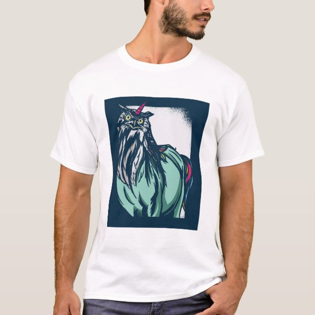 Owl Unicorn T-Shirt (Front)